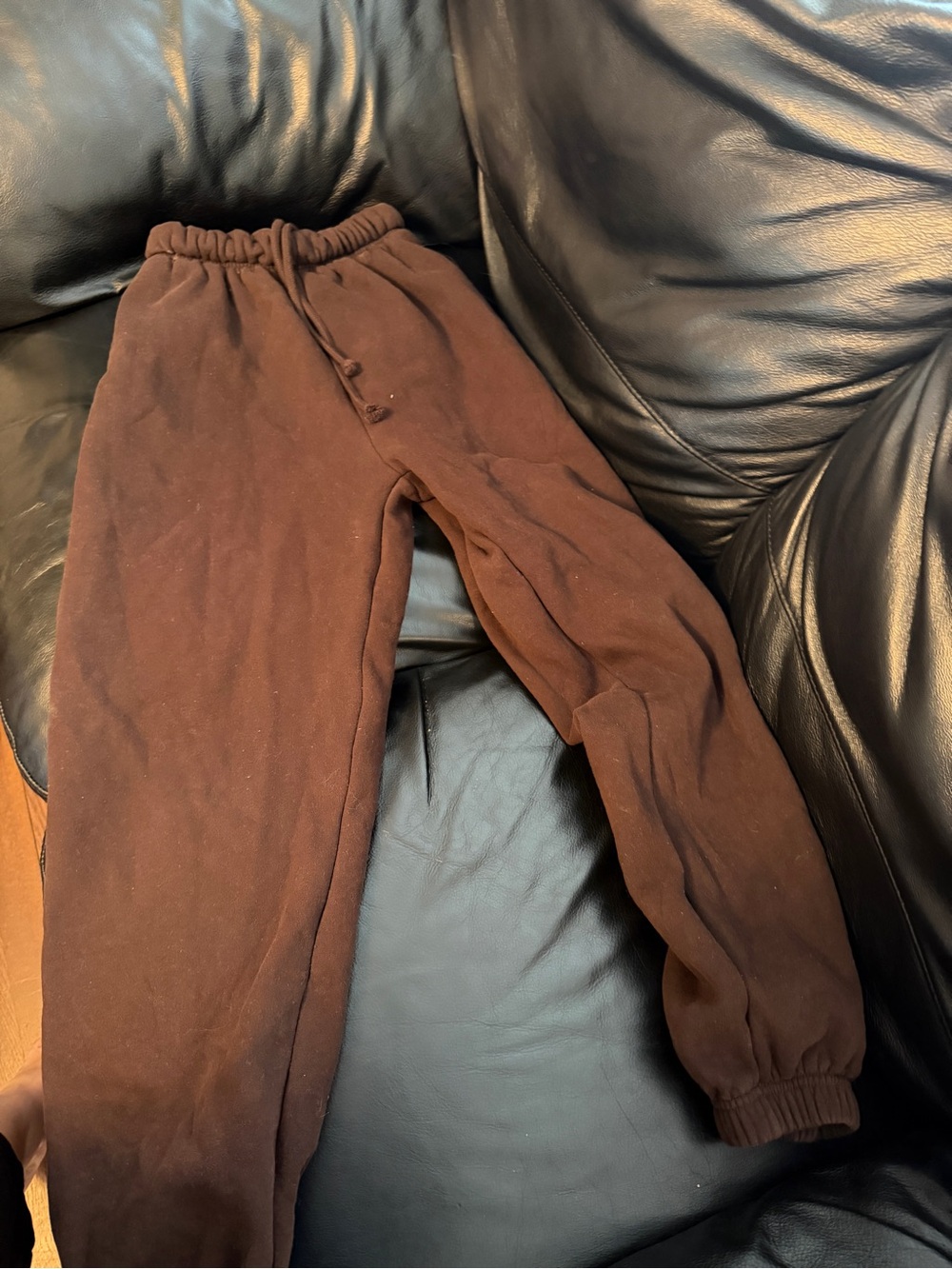 Garage Brown Drawstring Joggers